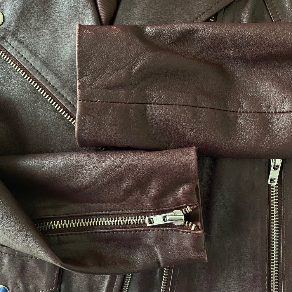 Sandro Leather Jacket - Picture 5 of 5
